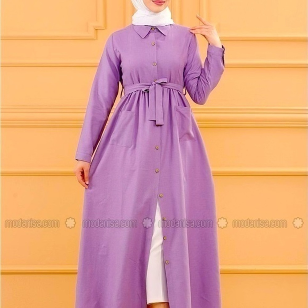 Purple maxi dress